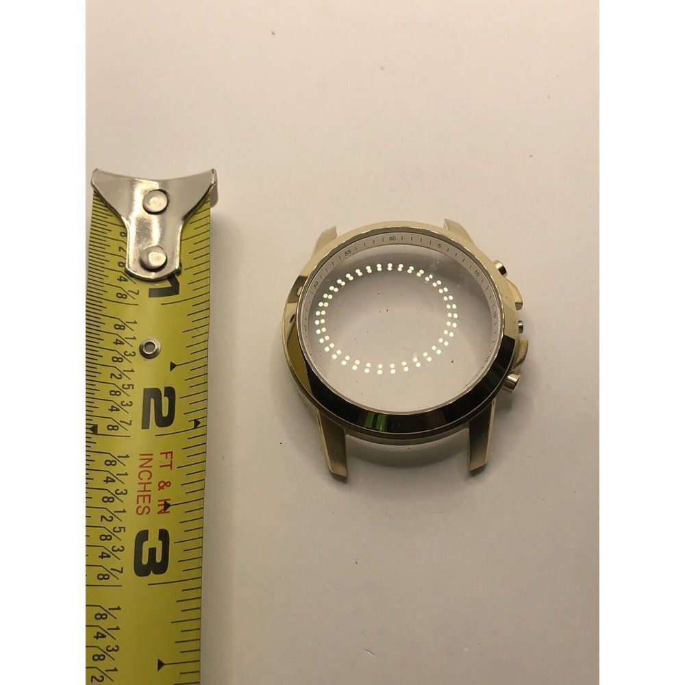Fossil Watch Parts Case Crystal Only No Back 42mm Gold Py164